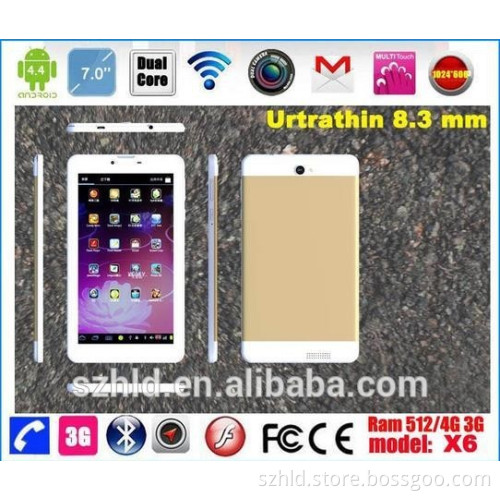 7inch android pc tablet 3G' cheap dual core MTK6572 built-in 3g mobile phone android 4.2 tablet tablet